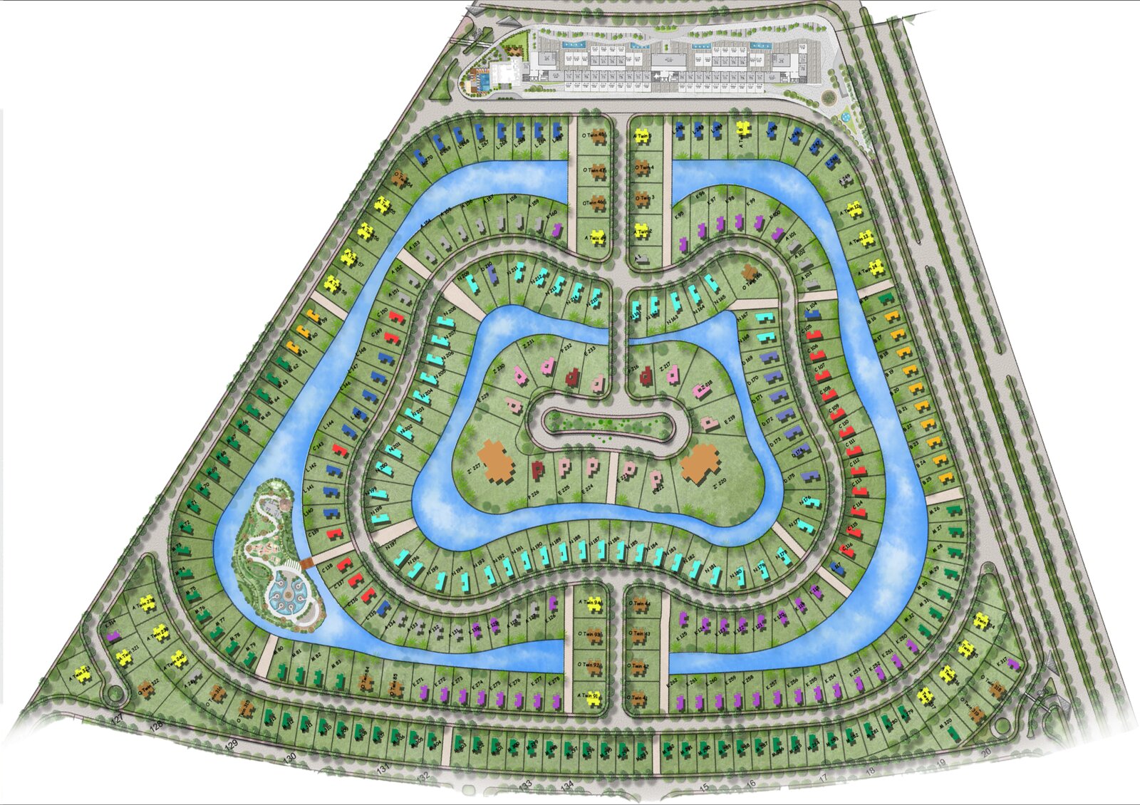 ماستر بلان Dejoya Villas · New Zayed
