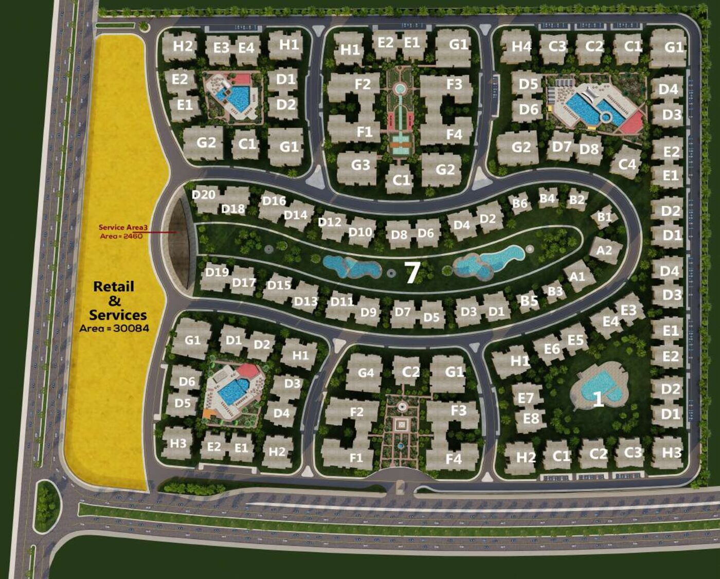 ماستر بلان Galleria Moon Valley